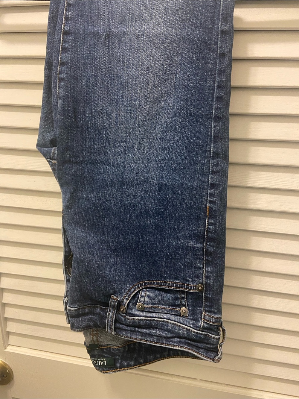 Lauren Ralph Lauren Women's Skinny Jeans in Blue Denim